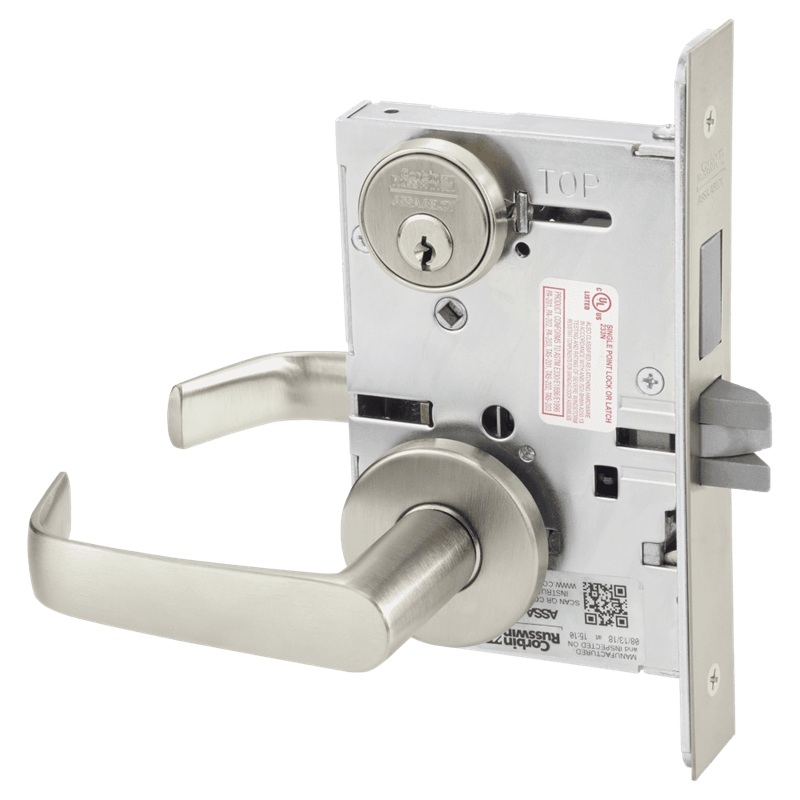 キム2点セットAT LAST＆CO.　Lot 122J Annivers Corbin Russwin ML2022 NSA Store Door Mortise Lock, NS Lever, A